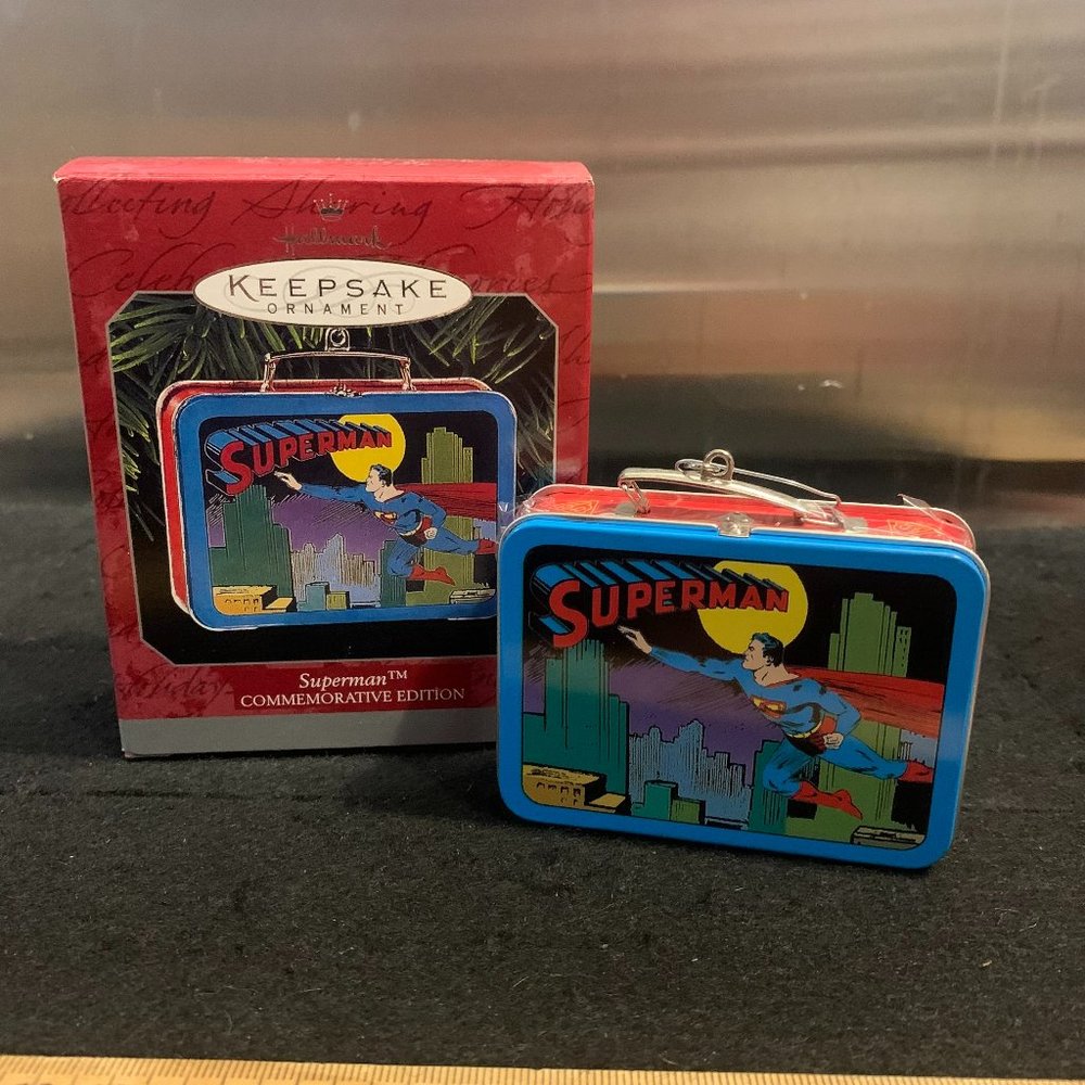 Hallmark Keepsake Superman Lunch Tin Ornament